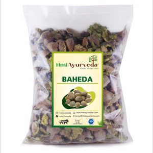HMI Ayurveda Baheda Whole | Bibhitaki Dry Fruit | Ayurvedic Digestive & Respiratory Wellness Herb-500 gm