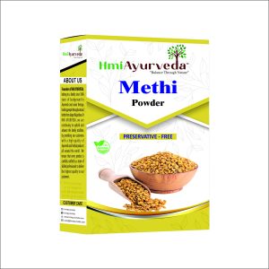 HMI Ayurveda Pure Methi Seed Powder | Fenugreek Powder | Hair Growth & Digestion Support | 100% Natural Herbal Supplement-200 gm