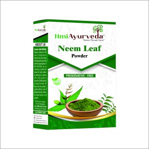 HMI Ayurveda Pure Neem Leaf Powder | Skin Detox & Acne Care | Hair & Immunity Support | 100% Natural Herbal Powder-200 gm