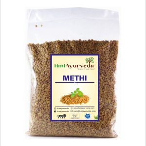 HMI Ayurveda Methi Dana | Premium Fenugreek Seeds | 100% Pure & Natural | For Cooking & Health-500 gm