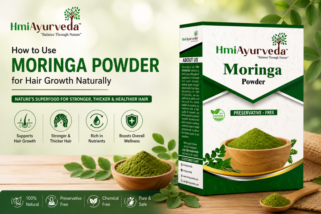 Moringa Powder for Hair Growth Naturally